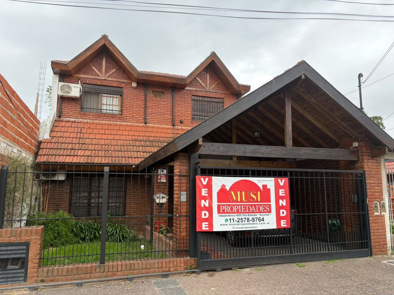 Hermosa Casa De 5 Ambientes - Villa Ballester