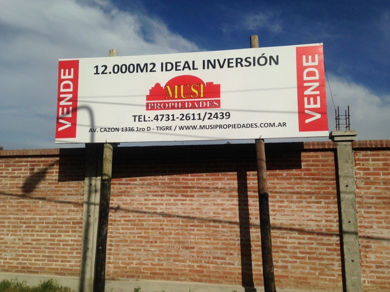 LOTE de 12.000m2 - Benavidez 