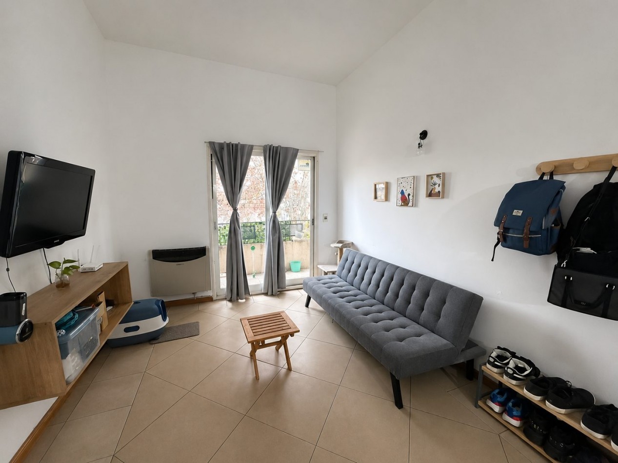 Departamento dos ambientes con espacio guardacoche fijo - San Martin